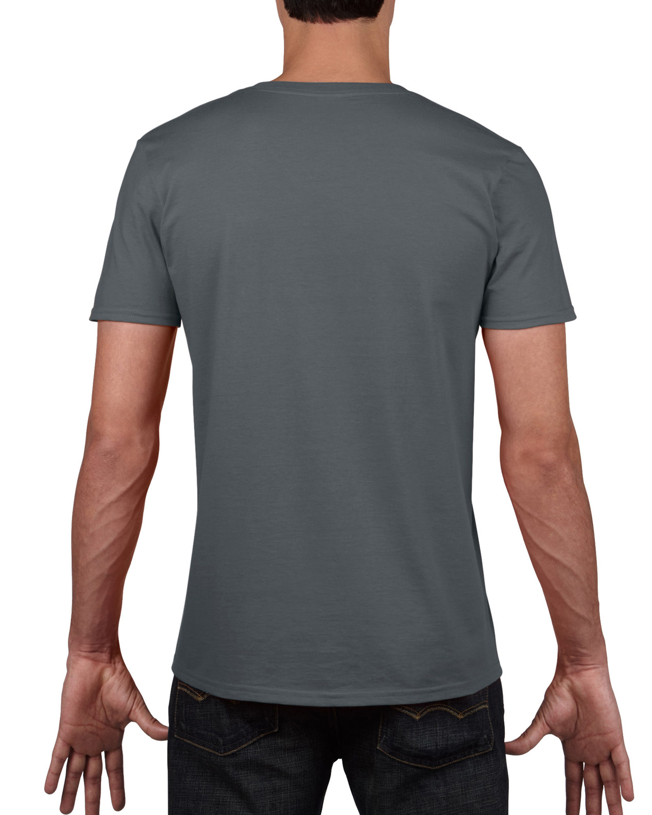 Charcoal/Ash Grey Taille XL 2 Pack Marque : GildanGildan G2400 T-shirt à manches longues en coton pour homme 