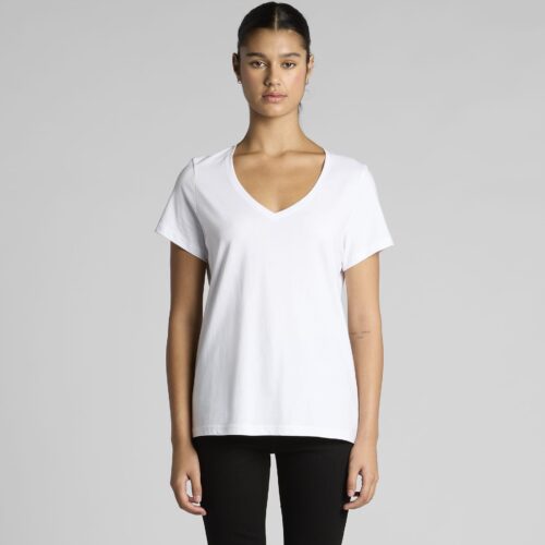 Wo's Maple V Neck Tee
