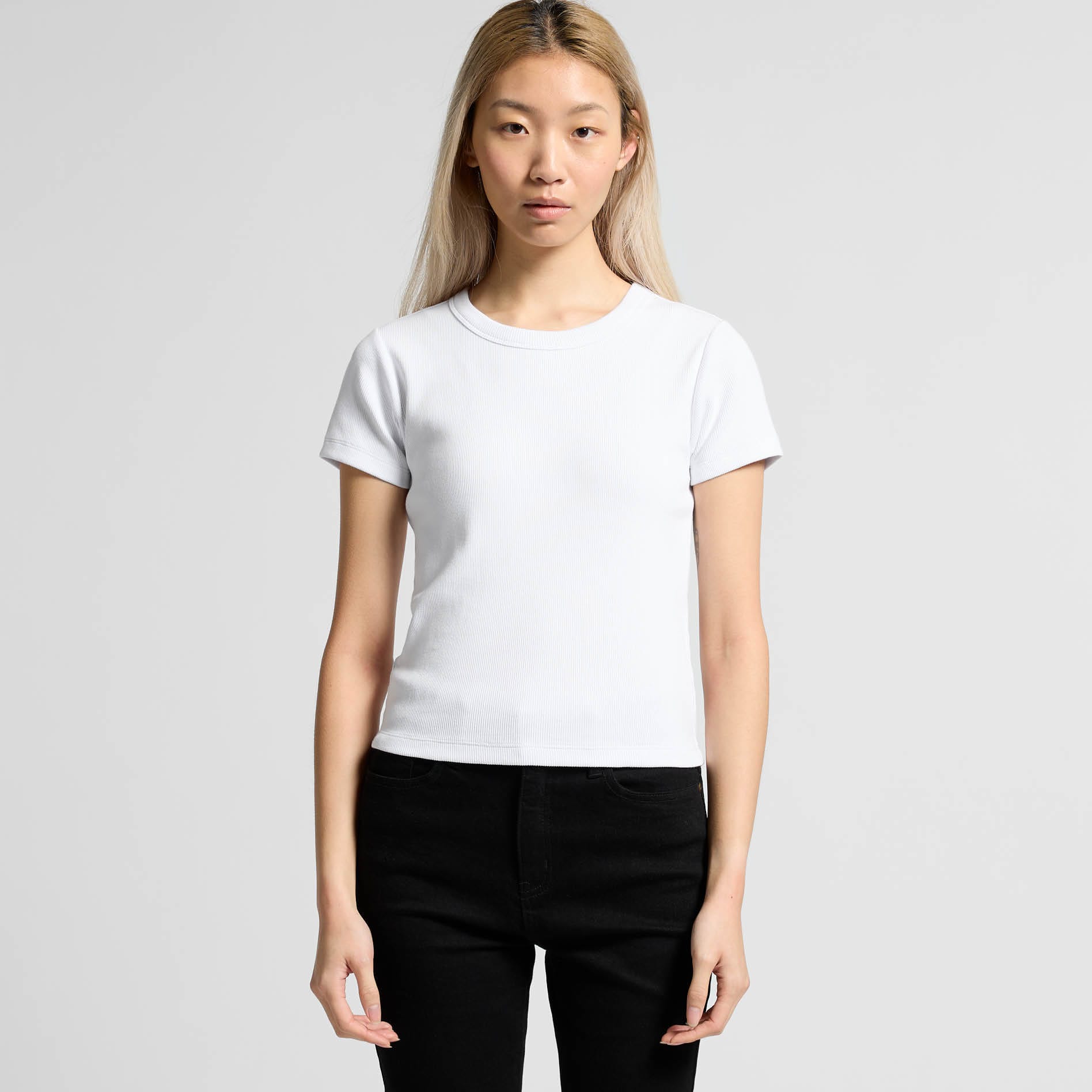 Wo's Organic Rib Tee