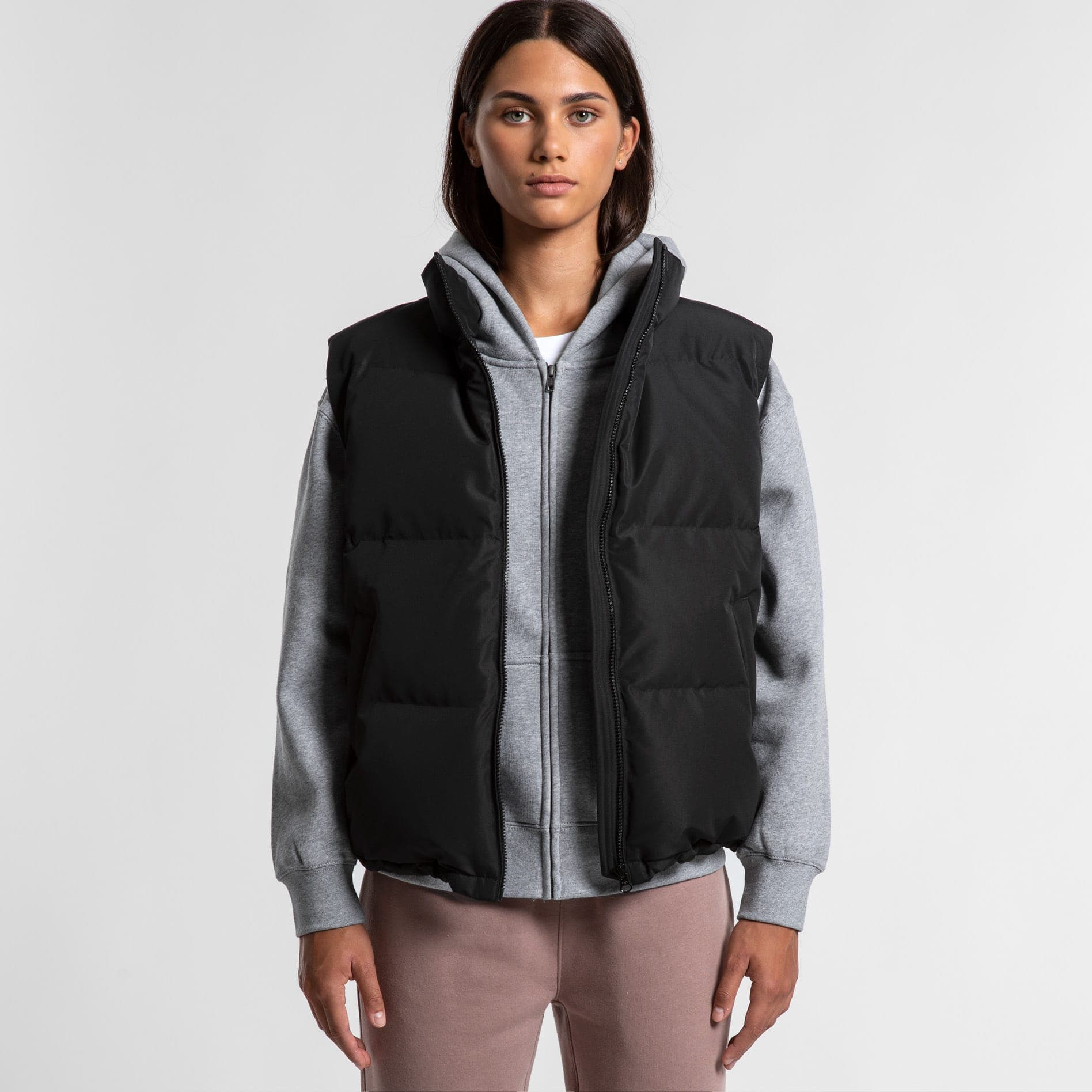 Wo's Puffer Vest Black