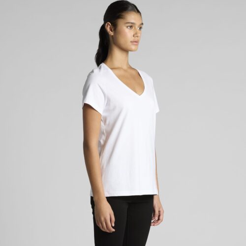 Wo's Maple V Neck Tee - Image 2
