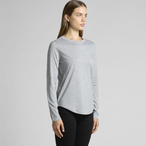 Wo's Curve Long Sleeve Tee - Image 2