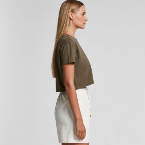 Wo's Faded Crop Tee - Image 3