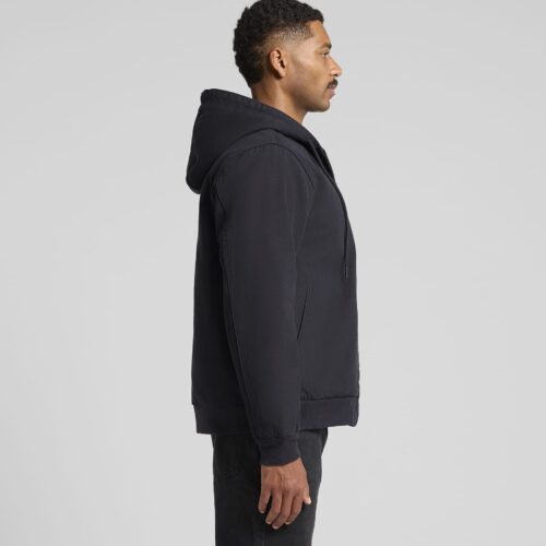 Canvas Bomber Hood Jacket - Image 3