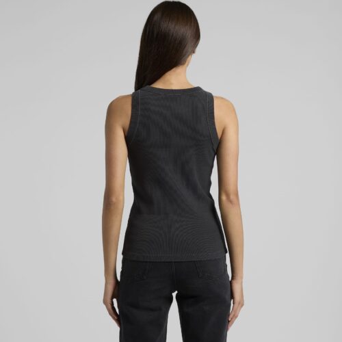 Wo's Faded Organic Rib Tank - Image 4