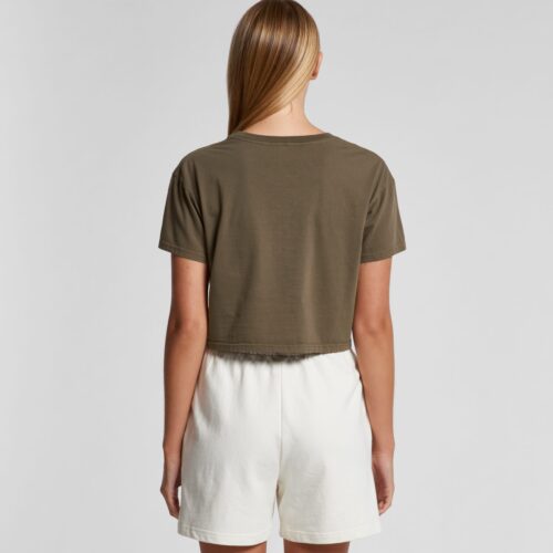 Wo's Faded Crop Tee - Image 4