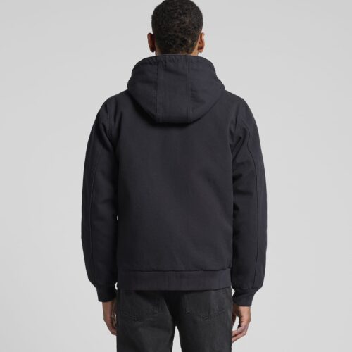 Canvas Bomber Hood Jacket - Image 4