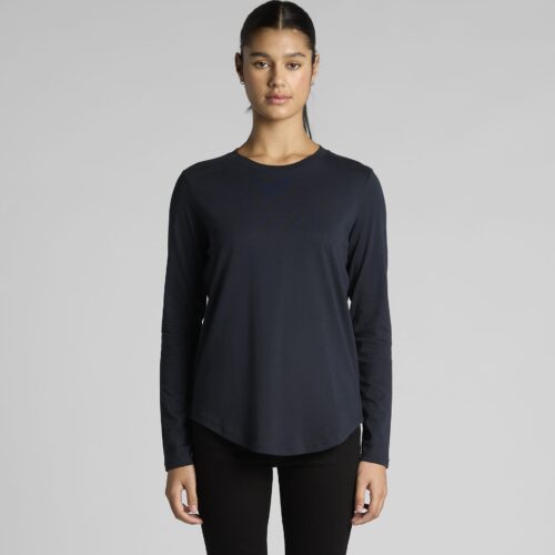 Wo's Maple Curve Long Sleeve Tee