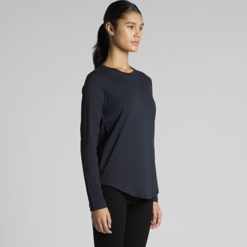 Wo's Maple Curve Long Sleeve Tee - Image 2