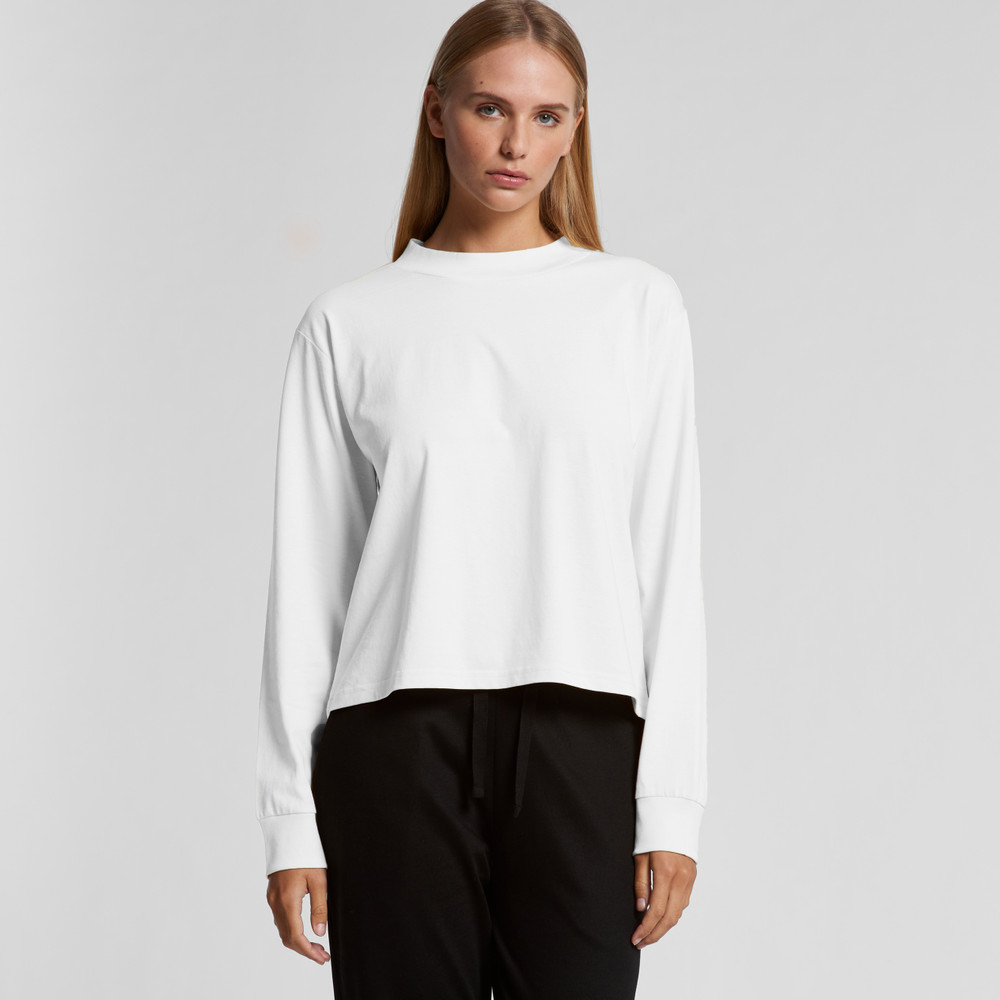 Wo's Mock Long Sleeve Tee