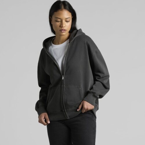 Wo's Relax Faded Zip Hood - Image 5