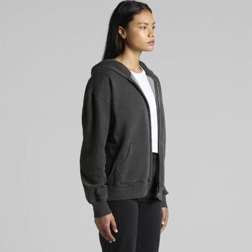Wo's Relax Faded Zip Hood - Image 7