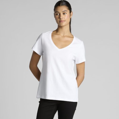 Wo's Maple V Neck Tee - Image 5