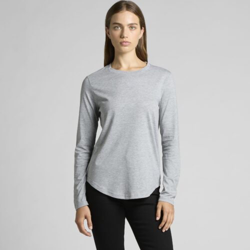 Wo's Curve Long Sleeve Tee - Image 5