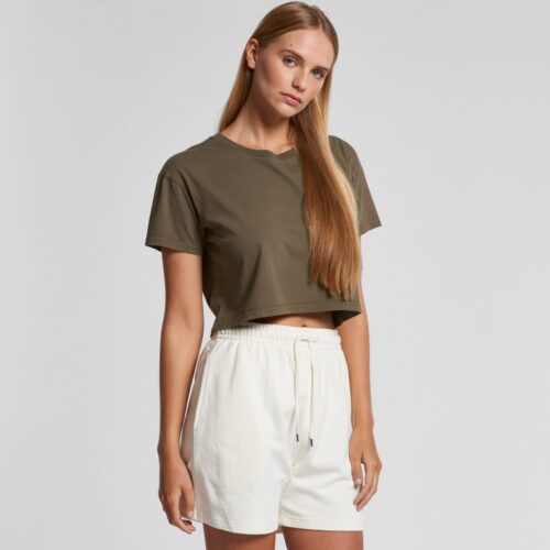Wo's Faded Crop Tee - Image 5