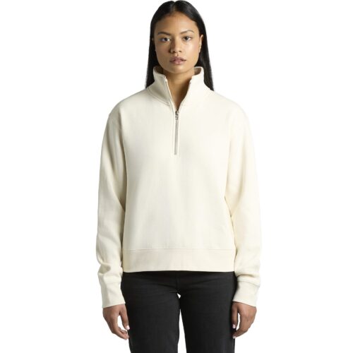 Wo's Half Zip Crew - Image 5