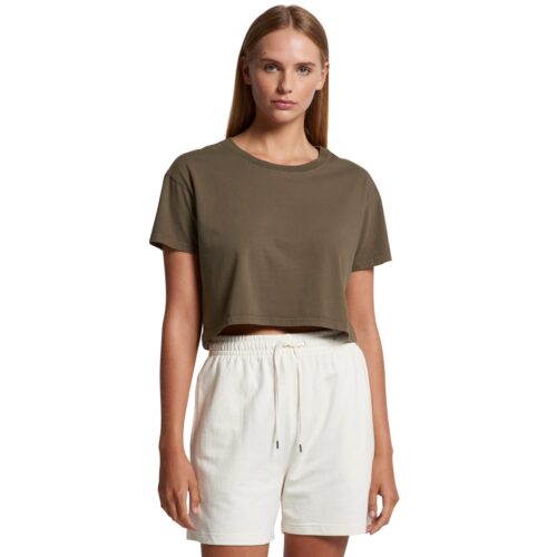 Wo's Faded Crop Tee - Image 6