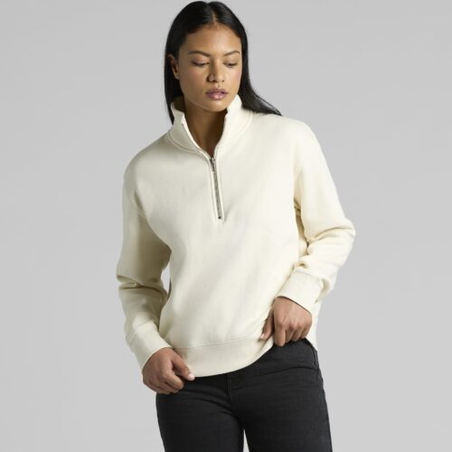 Wo's Half Zip Crew - Image 6