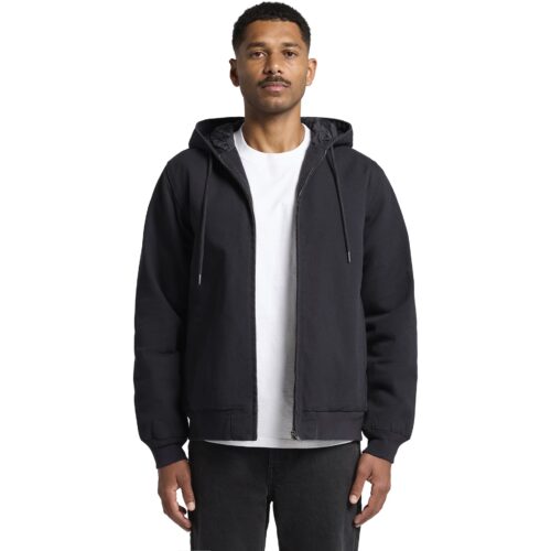 Canvas Bomber Hood Jacket - Image 6