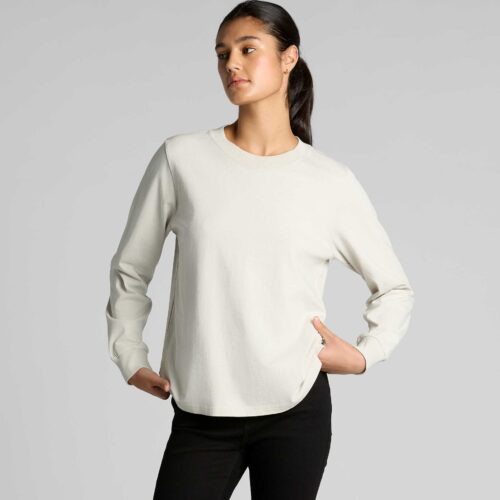Wo's Heavy Faded Long Sleeve Tee - Image 5