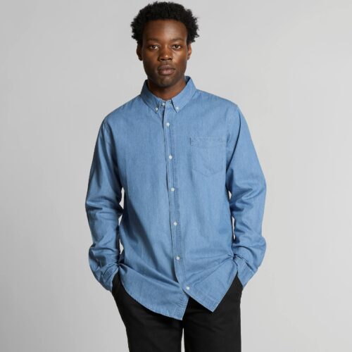 Blue Denim Shirt - Image 4